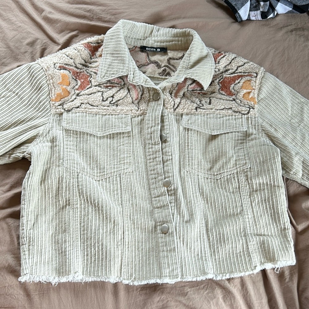 Women’s Cropped Corduroy Jacket